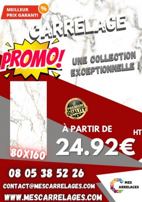 Carrelage 80x160 - Mat et Brillant - Atlantic Satvario