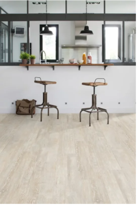 Dalle de sol en PVC effet bois CREATION 30 CLICK 30 WHITE LIME 214 x 1239 x 45 mm GERFLOR