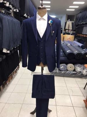 Costumes pour hommes (cravate, veste, mouchoir, pantalon)