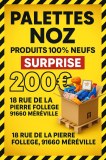 ???? PALETTES NOZ – PRODUITS 100% NEUFS – SURPRISE – 200€ SEULEMENT ! ????