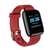 Montre connectee Sport etanche-Rouge