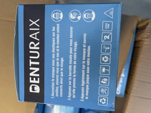 MASQUE CHIRURGICAL 3PLIS, TYPE 2R BLEU