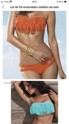 Lot de 93 maillots de Bain