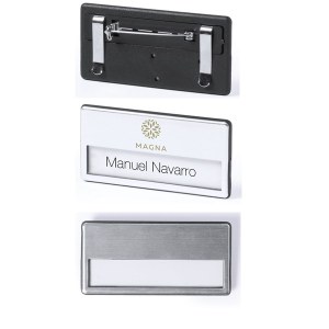 Badge "Upsin" en Aluminium - Objet publicitaire AVEC ou SANS logo - Cadeau client - Gif...