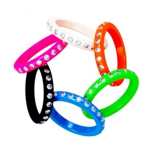 Lots de bagues ornés de cristaux SWAROVSKI ELEMENTS - A partir de 1.25€ - Tarif dégressif