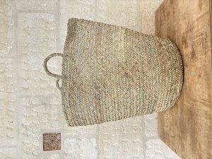 Lot de panier fait main en palme - 3 dimensions différentes