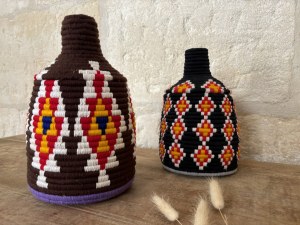 Artisanat du Maroc - Lot de pots berbères