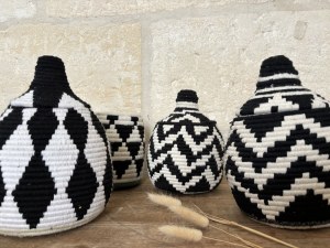 Artisanat du Maroc - Lot de pots berbères