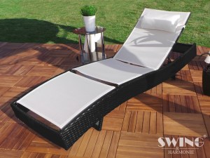 Bain de soleil résine tressé - NEUF