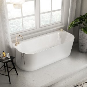 Baignoire céramique/marbre coulé - Stellameubles