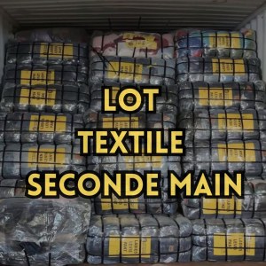 LOT TEXTILE SECONDE MAIN