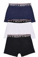 Boxer Homme Bandera SCOTT 95/5 coton /Lycra Pack3