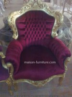 Fauteuil Baroque- reproduction de meubles français antique