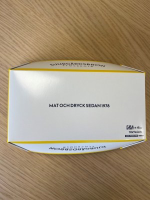 Barquette alimentaire