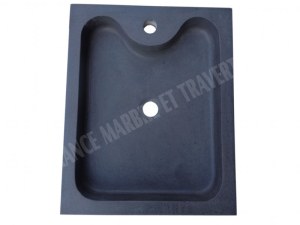 Basalte Noir Evier 50x40 cm