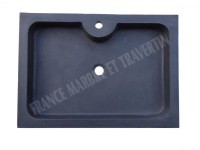 Basalte Noir Evier 70x50 cm