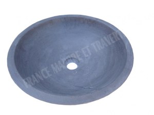 Basalte Noir Vasque Modéle Bol Droit