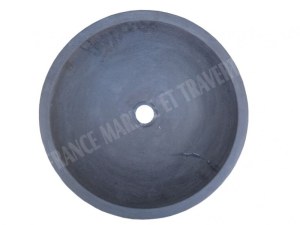 Basalte Noir Vasque Modéle Bol Droit