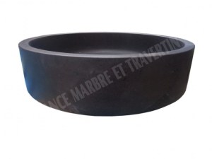 Basalte Noir Vasque Modéle Grand Cylindre