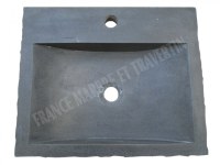 Basalte Noir Evier 48x40 cm Éclate