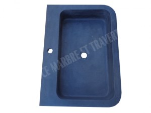 Basalte Noir Evier Cuisine 70x50 cm