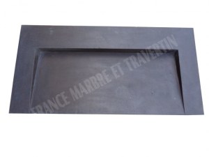 Basalte Noir Évier Design 100x50 cm