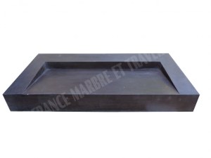 Basalte Noir Évier Design 100x50 cm