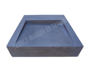 Basalte Noir Vasque Design 50x50 cm