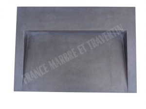 Basalte Noir Évier Design 70x50 cm