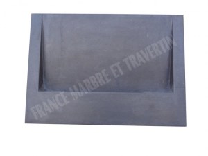 Basalte Noir Évier Design 70x50 cm