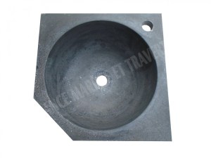 Basalte Noir Lave Main Pentagone