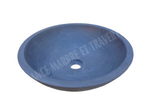 Basalte Noir Vasque Modéle Bol Droit