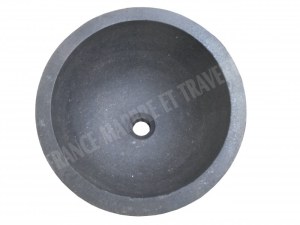 Basalte Noir Vasque Modéle Bol Coupé