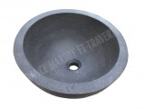 Basalte Noir Vasque Modéle Bol Coupé