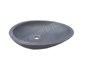 Basalte Noir Vasque Modéle Demi œuf