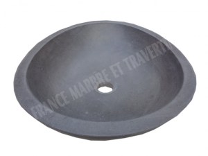 Basalte Noir Vasque Modéle Demi œuf