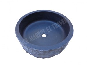 Basalte Noir Vasque Modéle Cylindre Éclaté