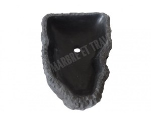 Basalte Noir Vasque Modéle Triangle 40x50 cm