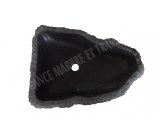 Basalte Noir Vasque Modéle Triangle 40x50 cm