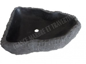 Basalte Noir Vasque Modéle Triangle 40x50 cm