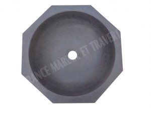 Basalte Noir Vasque Modéle Octogonal