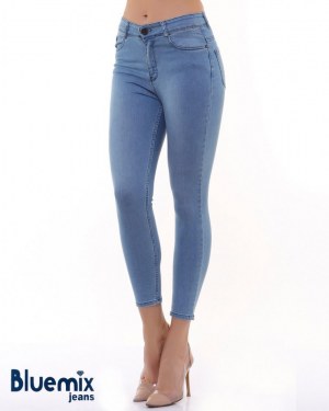 Pantalon Jeans Push up Slim Fit Skinny Femme 9,85€.