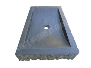 Basalte Noir Evier 70x40 cm Éclate