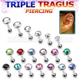 Grossiste Piercing Acier Chirurgical Oreille Cartilage Tragus Acier