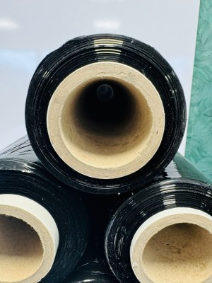 FILM ETIRABLE A PALETTE NOIR 300M / 500 MM 17 MICRONS 2,4 KG