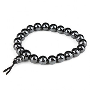 Bracelets en hematites de couleurs grise ( 21 boules )