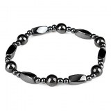 Bracelet bijoux fantaisie de couleurs gris metalise ( mixte )