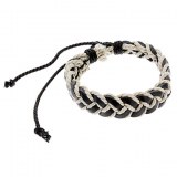 Bracelet ethnique en tissus tresse, tres tendance