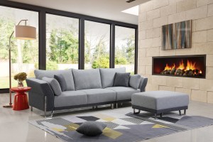 GROSSISTE EN CANAPE : ANGLE / 3 PLACES + 2 PLACES, CUIR DE VACHETTE OU TISSU.