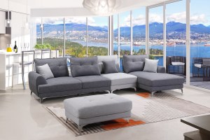 GROSSISTE EN CANAPE : ANGLE / 3 PLACES + 2 PLACES, CUIR DE VACHETTE OU TISSU.